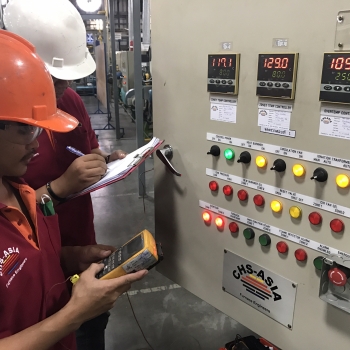 During-burner-inspection on preventive maintenance schedule :  Furnace Engineer by CHS-ASIA Col.,LTD