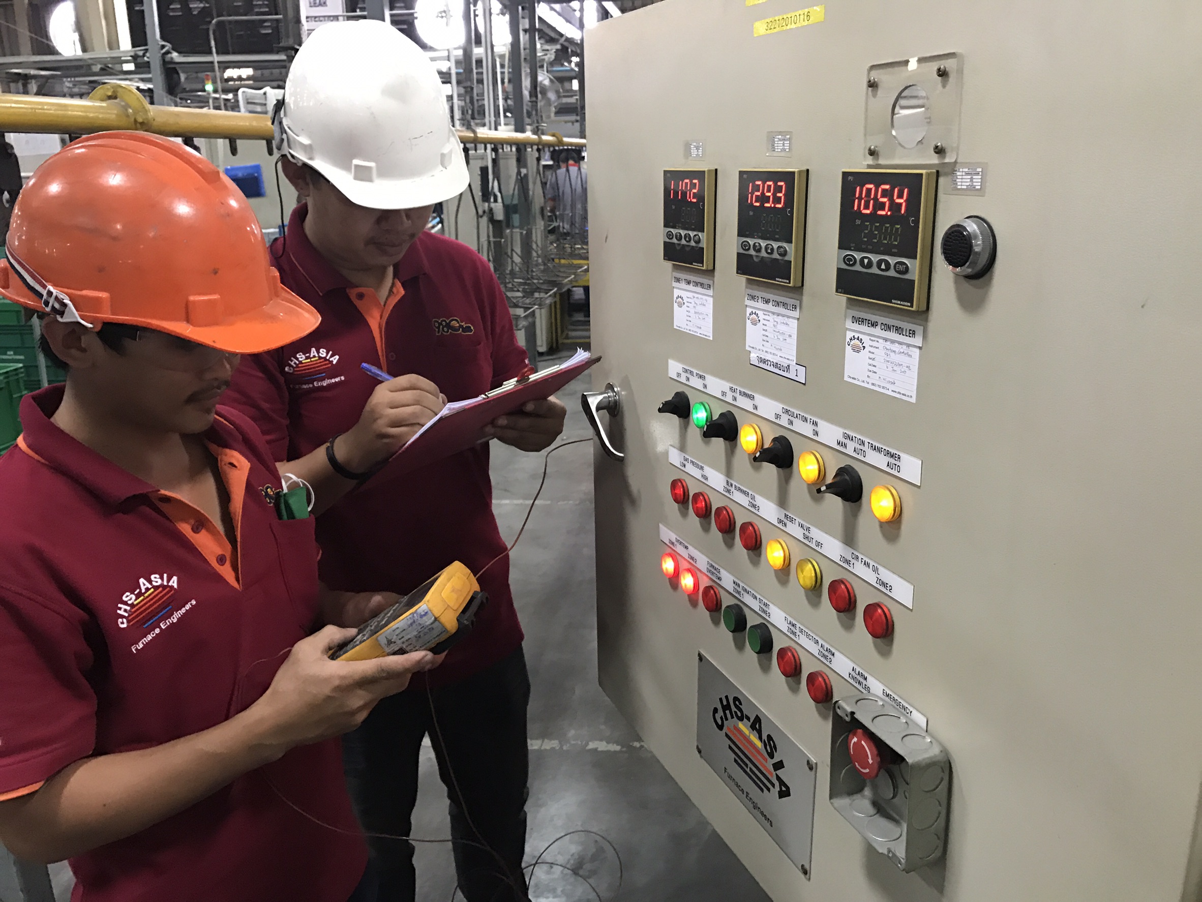 During burner inspection on preventive maintenance schedule