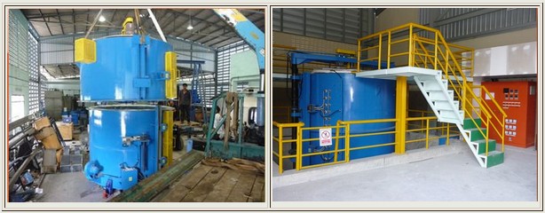 Pit Type Furnace : The standard (Pit Type Furnace) are batch type units equipped with recirculation fan and