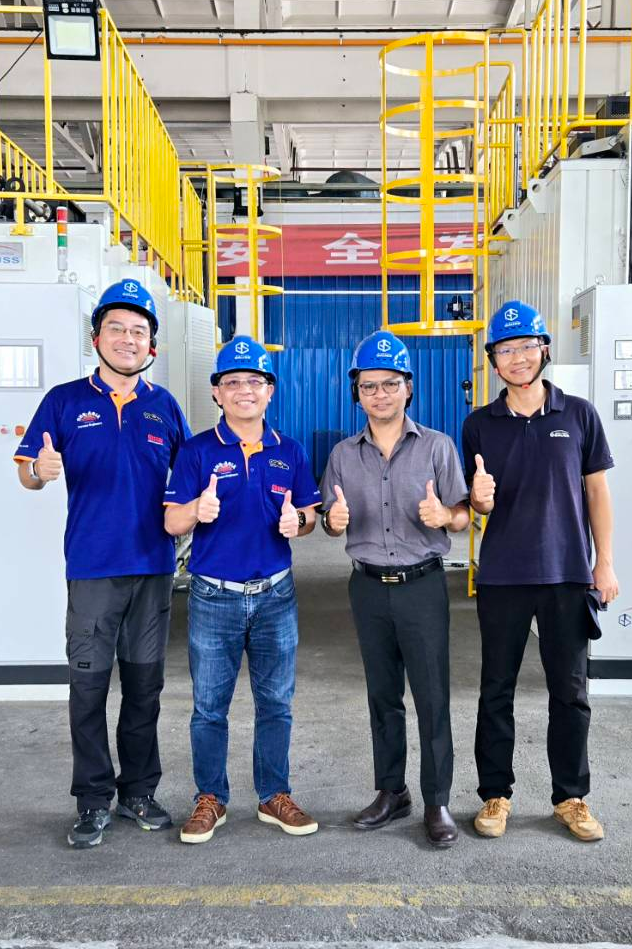 CHS-ASIA team visits Gauss Control, leader in heat treatment atmosphere control...