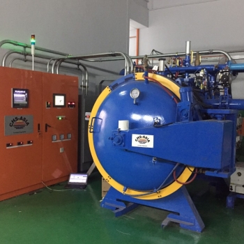 New vacuum hardening was installed in Malaysia :  Furnace Engineer by CHS-ASIA Col.,LTD