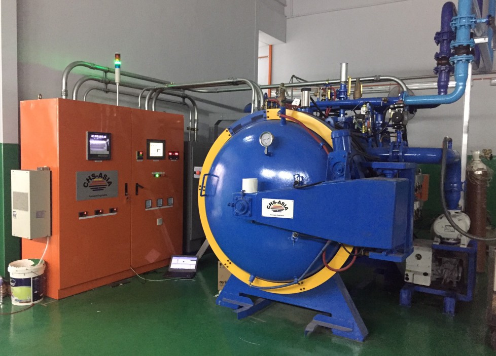 New vacuum hardening was installed in Malaysia :  Furnace Engineer by CHS-ASIA Col.,LTD